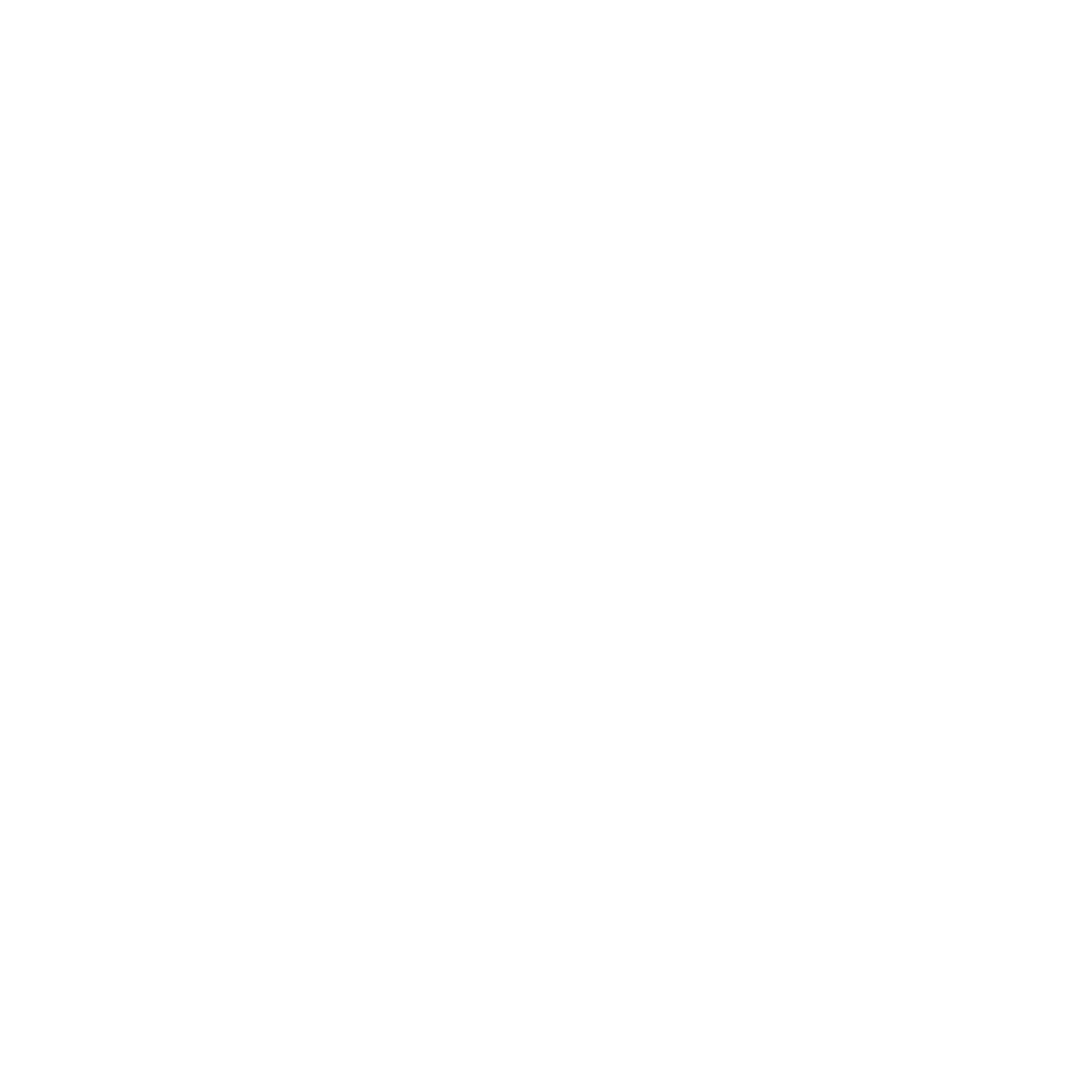 Bold White Arrow on Clear Background for Navigational Designs