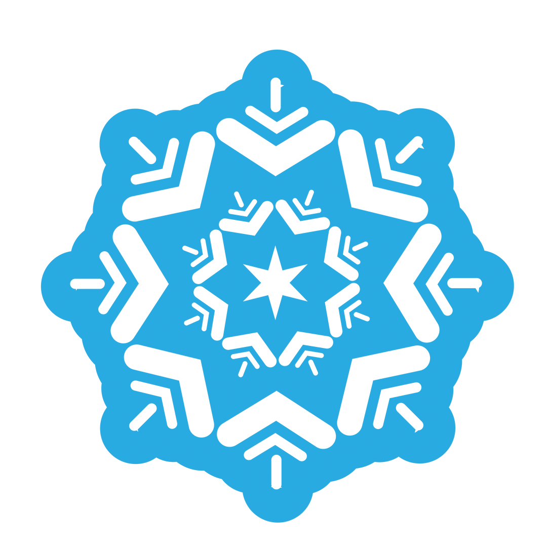 Delicate Blue Snowflake Design with Transparent Background - Download Free Stock Images Pikwizard.com