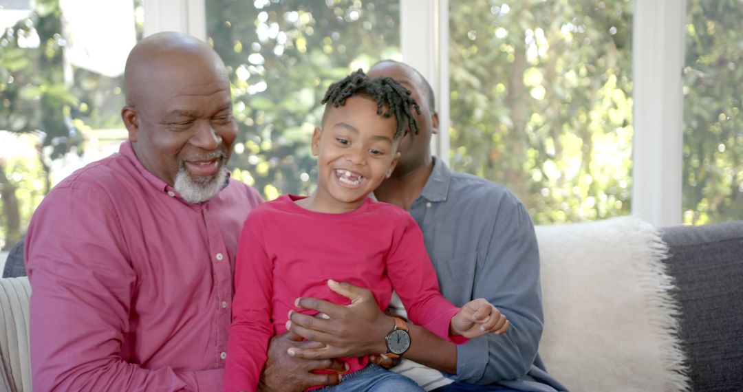 Three Generations of Happy African American Family Portrait - Free Images, Stock Photos and Pictures on Pikwizard.com