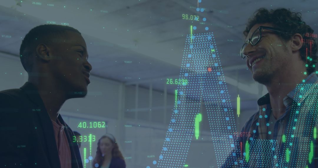 Global Business Concept with Financial Data Overlay