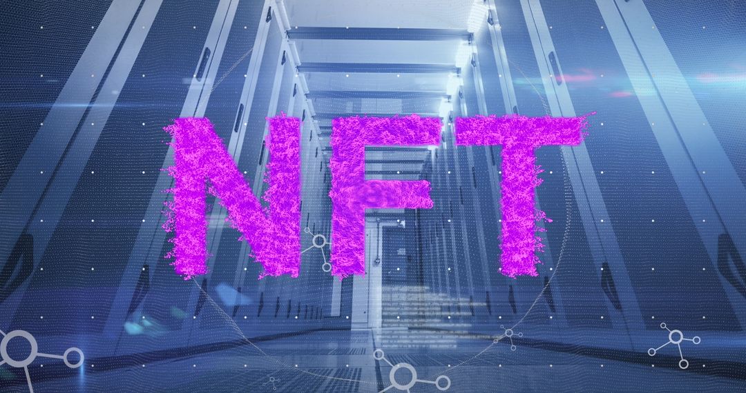 Futuristic NFT Text in Secure Data Center Environment