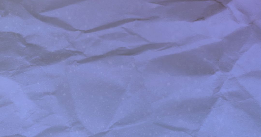 Blue Creased Moving Paper Texture with Abstract Shapes