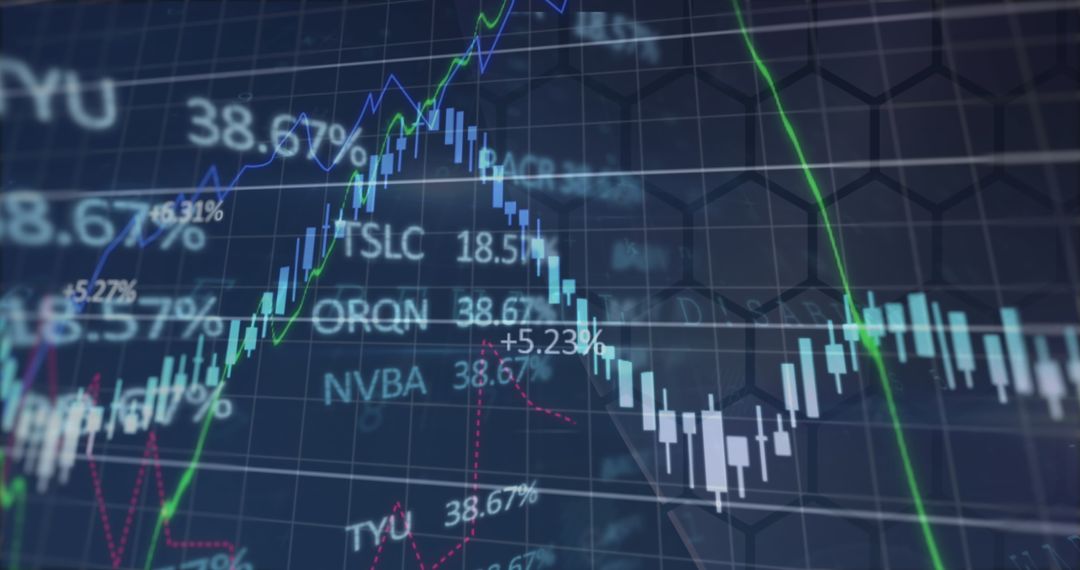 Financial Data Analysis with Detailed Stock Chart Visual