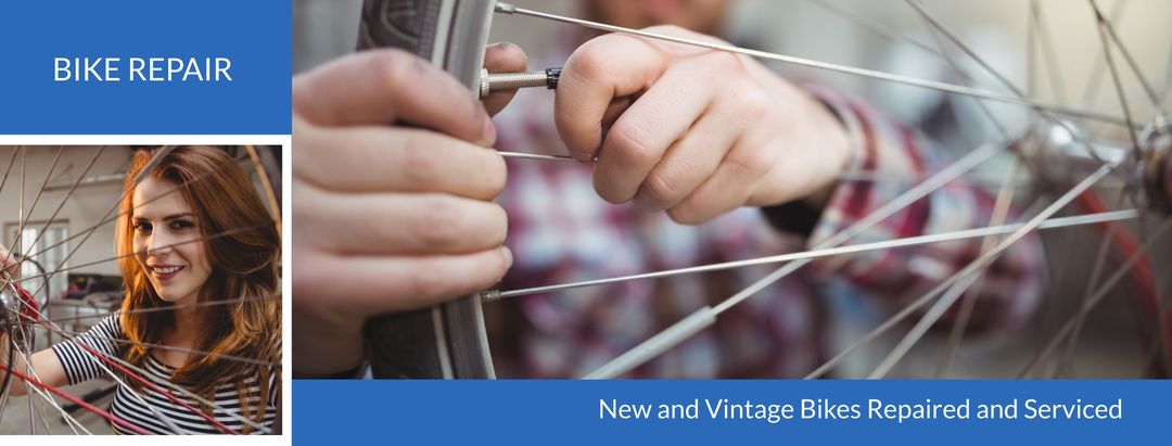 Professional Hands Adjusting Bike Wheel Spokes for Reliable Service