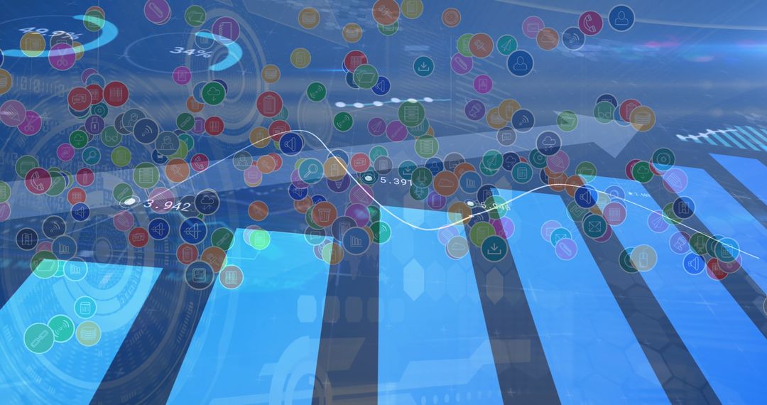 Digital Analytics and Data Trends Visualization