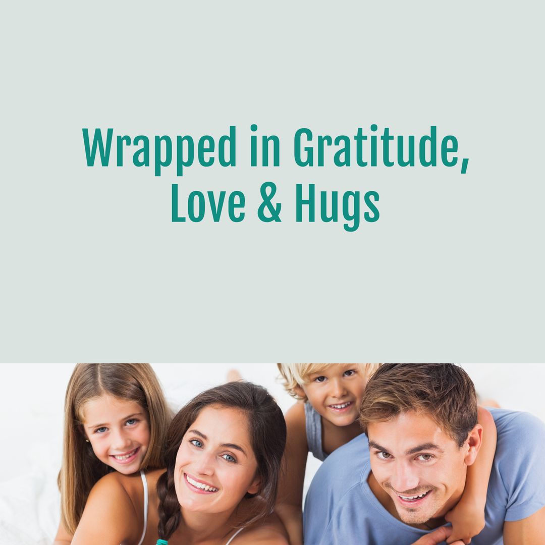 Happy Family Expressing Love and Gratitude - Download Free Stock Templates Pikwizard.com