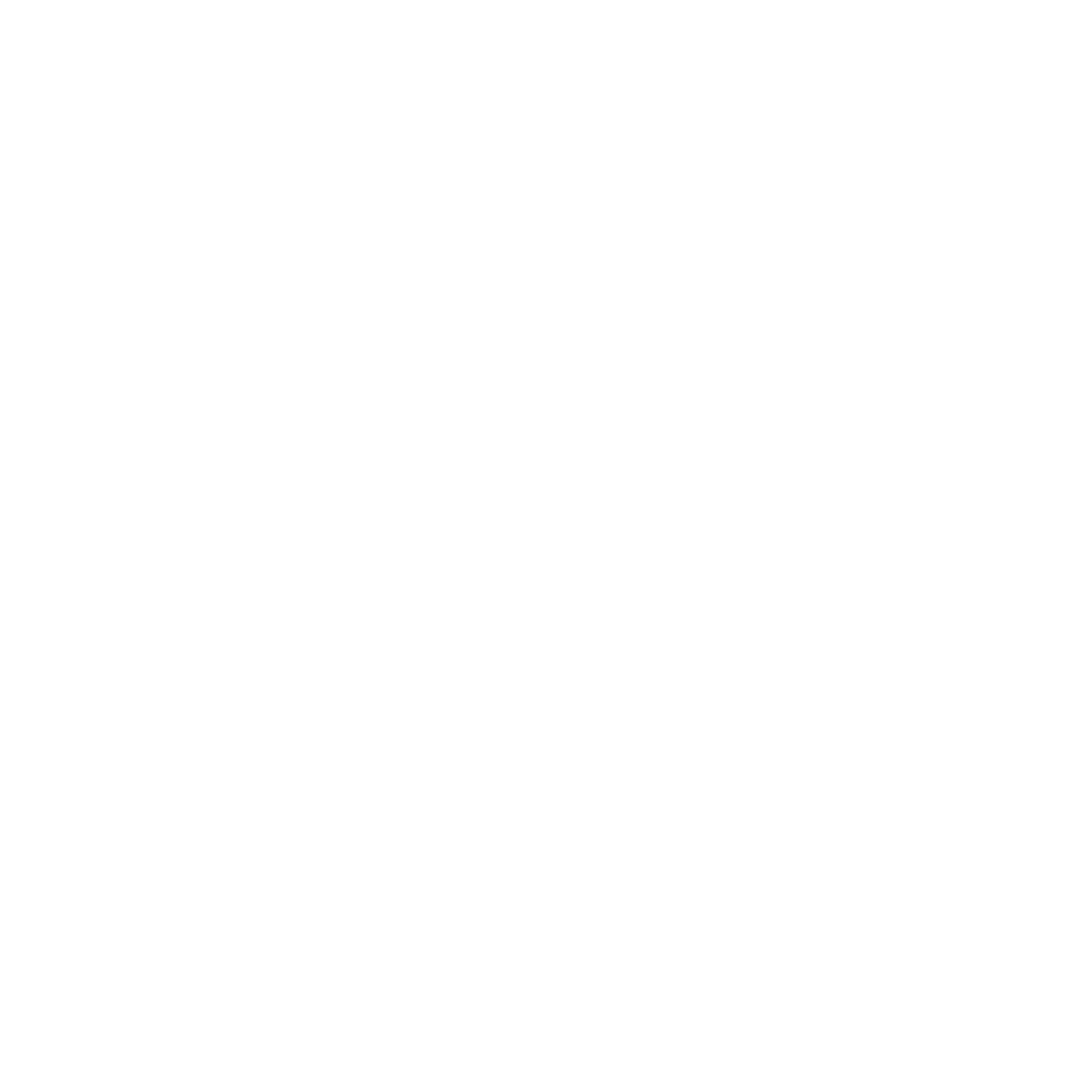 White Smiling Lips Outline on Transparent Background