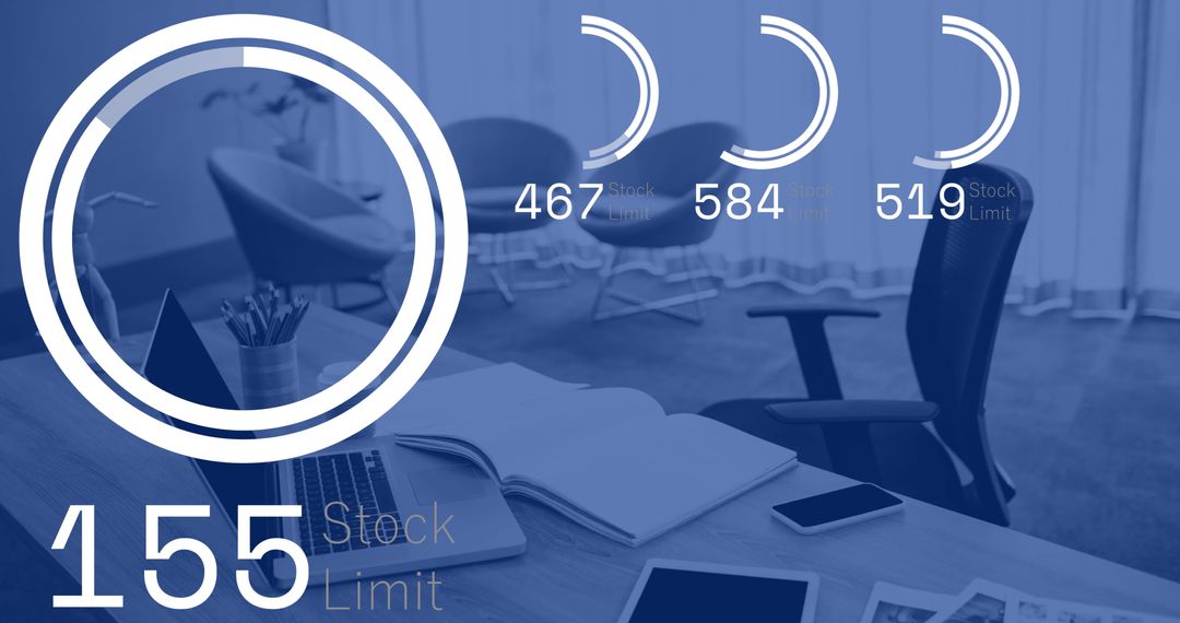 Conceptual Financial Data Visualization in Modern Office