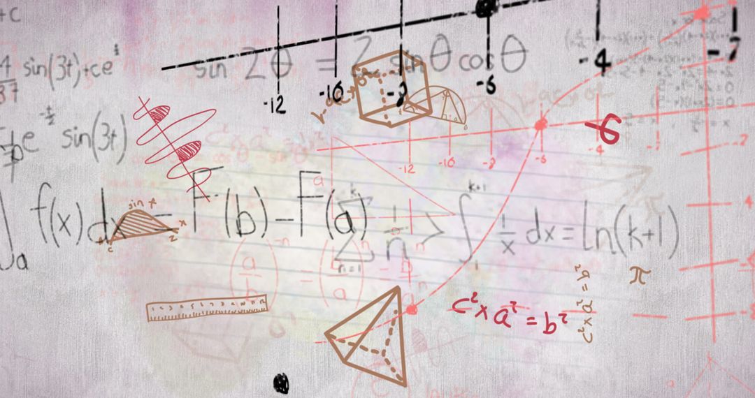 Complex Mathematical Formulas and Geometric Shapes Concept - Free Images, Stock Photos and Pictures on Pikwizard.com