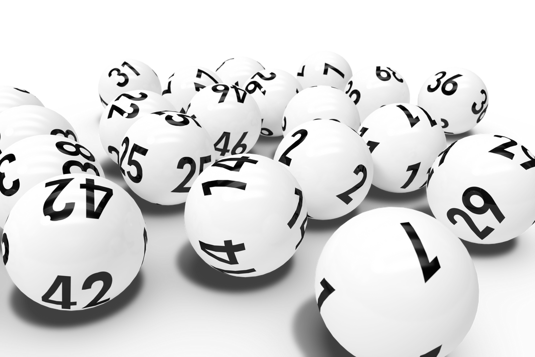 Close-up View of Transparent Lottery Balls with Numbers Isolated on White Background - Download Free Stock Images Pikwizard.com