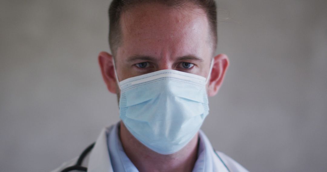 Healthcare Professional Wearing Surgical Mask for Safety - Free Images, Stock Photos and Pictures on Pikwizard.com