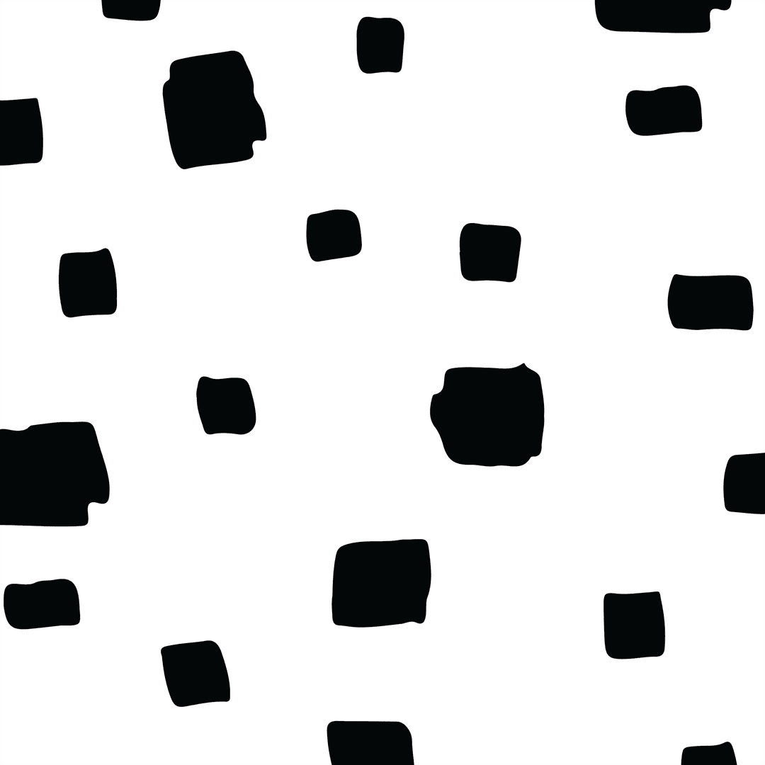 Abstract Black Shapes on Transparent Background for Creative Designs