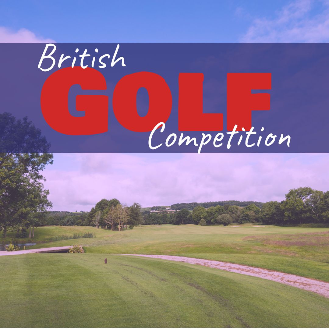 Lush Green Golf Course for British Golf Competition Promotion - Download Free Stock Templates Pikwizard.com