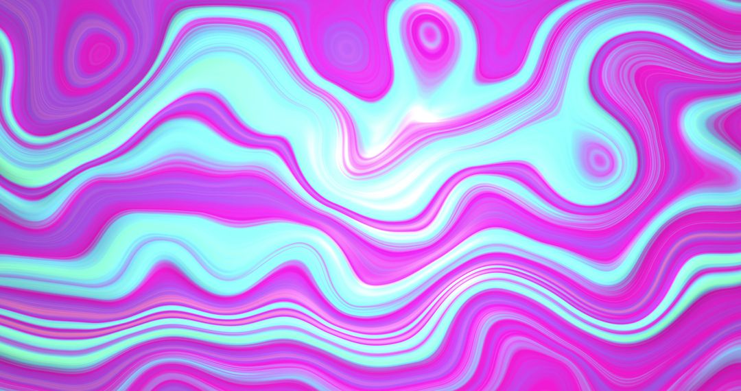 Vibrant Purple and Blue Liquid Abstract Pattern