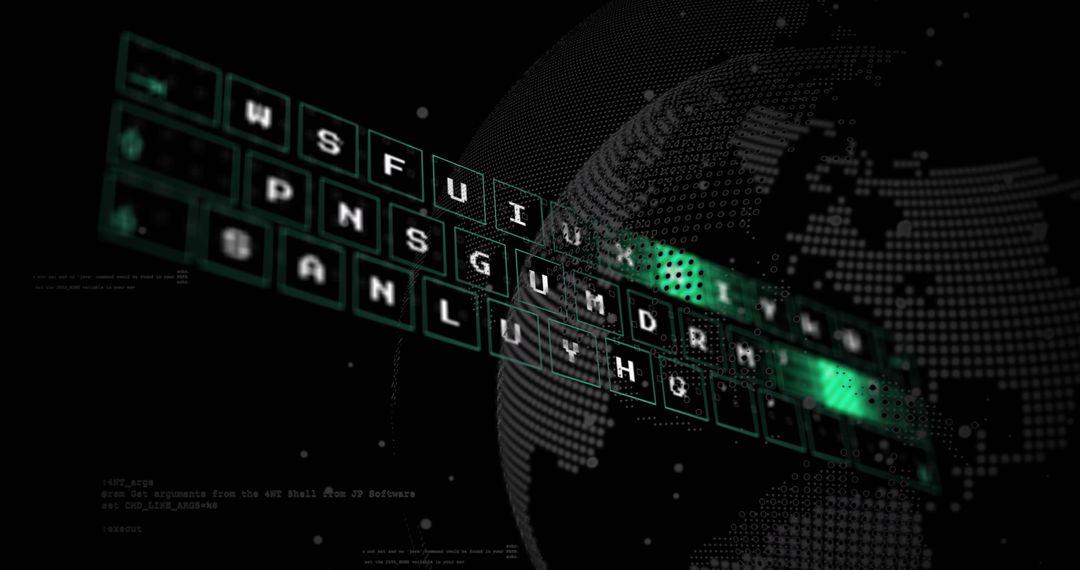 Data Processing Over Digital Globe With Binary Interface - Free Images, Stock Photos and Pictures on Pikwizard.com