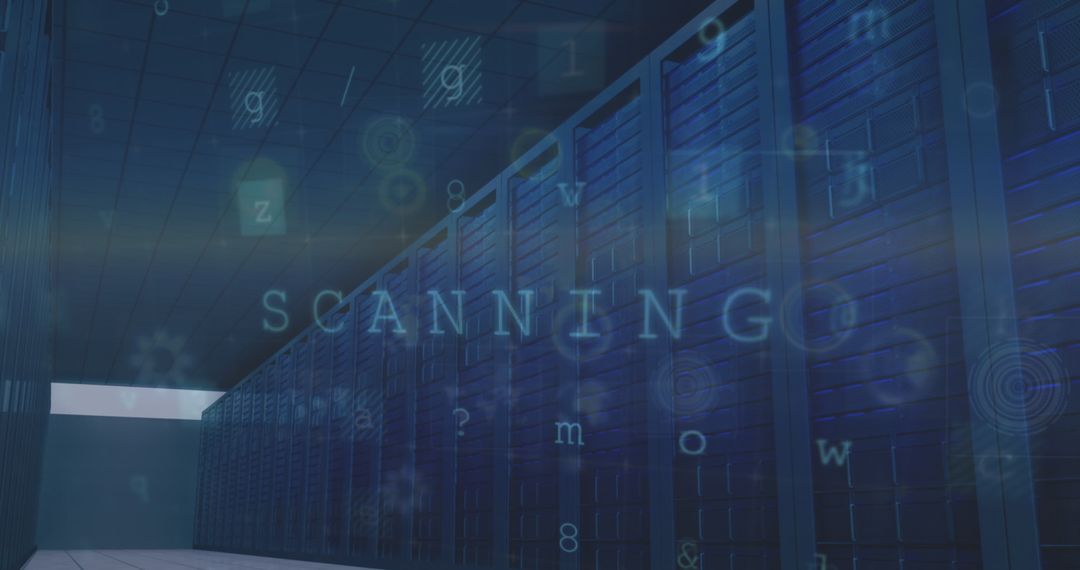 Digital Interface with Server Room and Global Connections