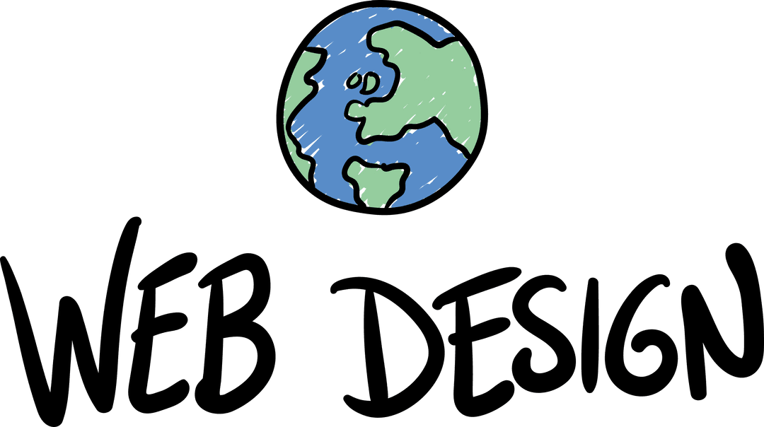 Transparent Global Web Design with Earth Illustration