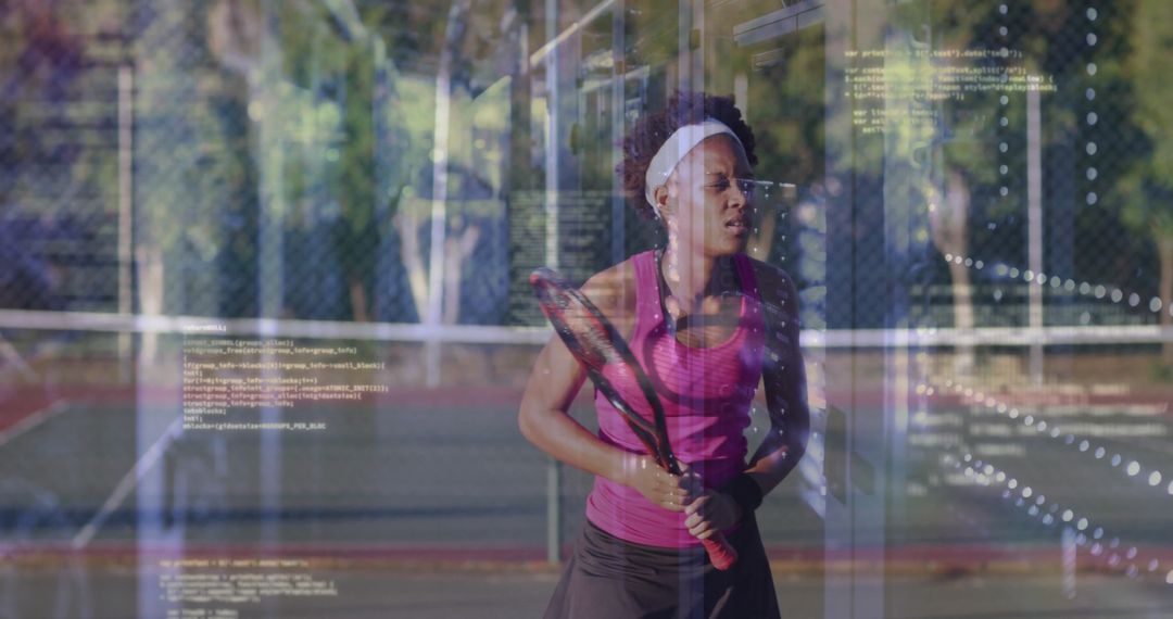 Dynamic Fusion of Tennis and Technology: Athlete on Digital Court