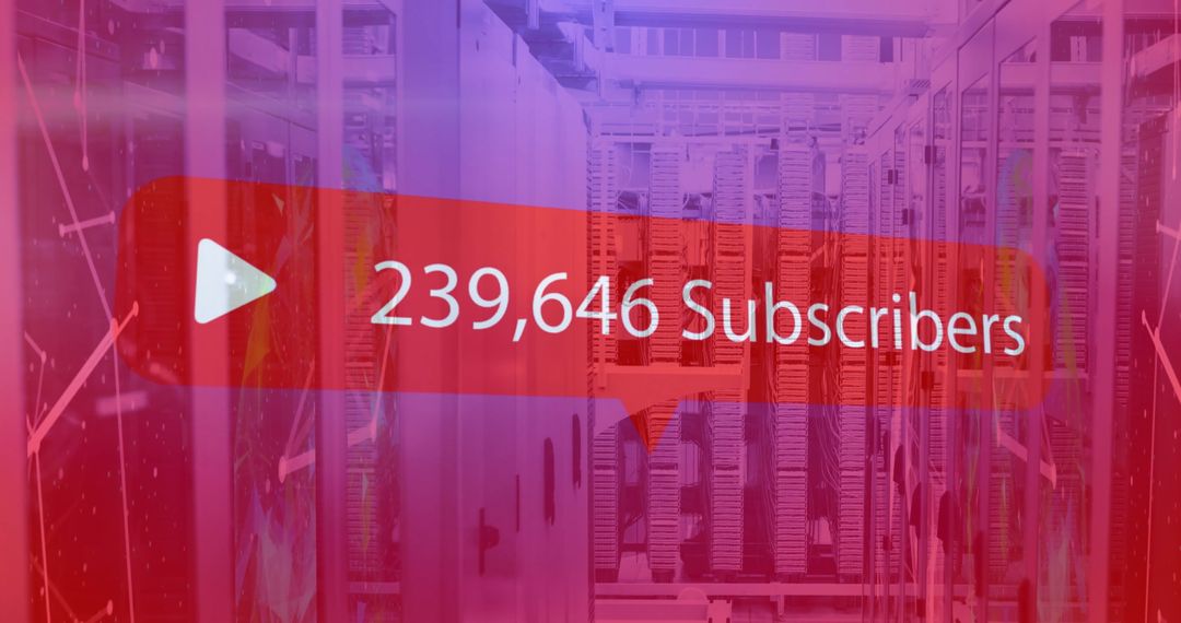 Digital Subscriber Growth Concept in Data Center