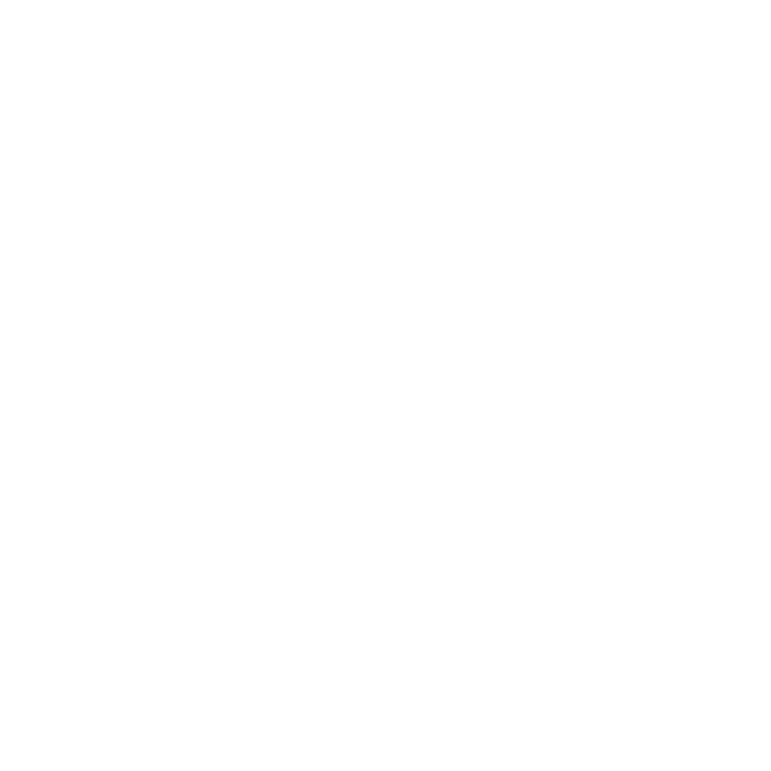 Seamless Pattern of Stylish White Design on Transparent Background