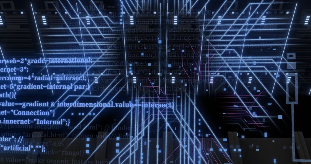 digital data streams overlapping circuitry - Free Images, Stock Photos and Pictures on Pikwizard.com