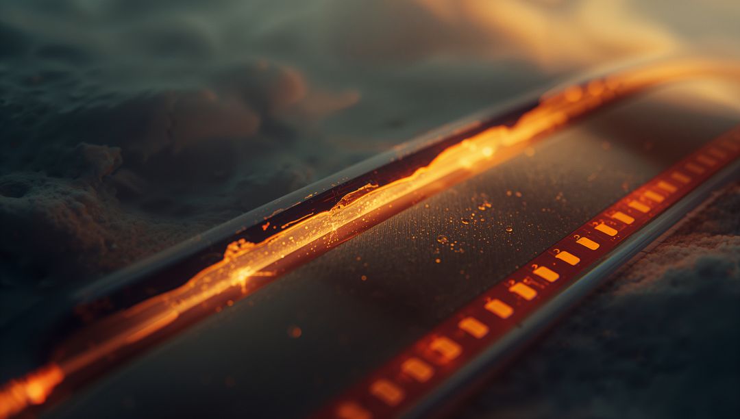 Narrow Channel with Molten Material on Granular Base