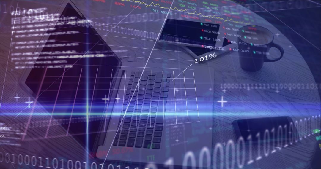 Financial Data Processing and Office Equipment Digital Composite