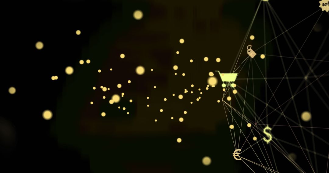 Futuristic Digital Network Communication Concept