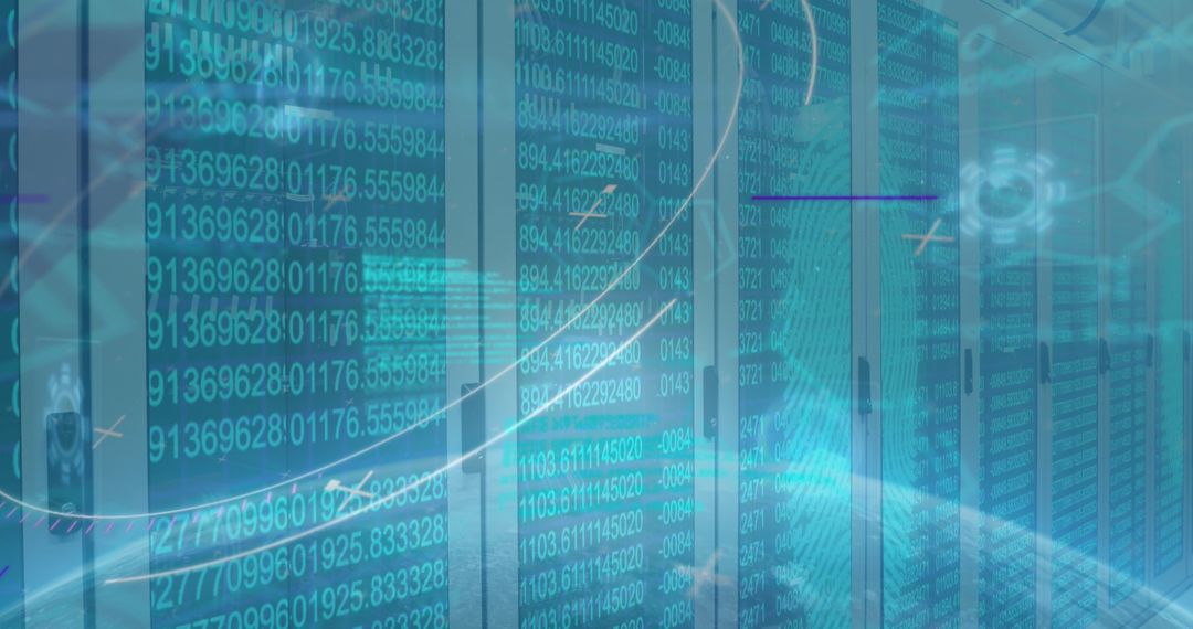 Digital Interface and Processing in Modern Server Room