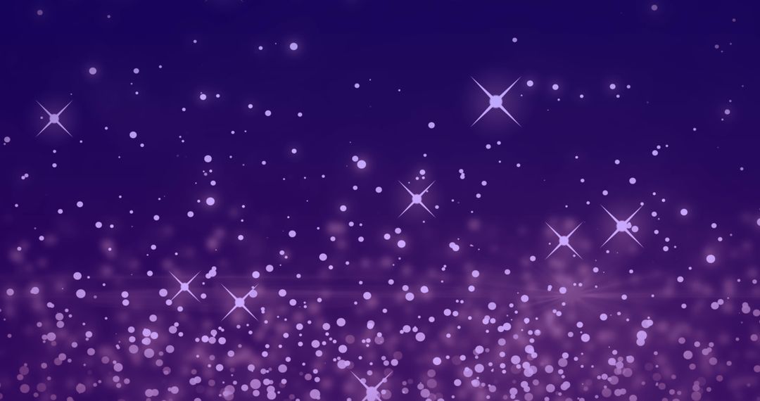 Purple Sparkling Lights with Bokeh Effect