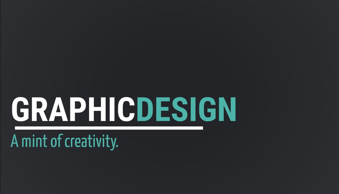 Modern Graphic Design Banner with Creative Tagline on Dark Background - Download Free Stock Templates Pikwizard.com