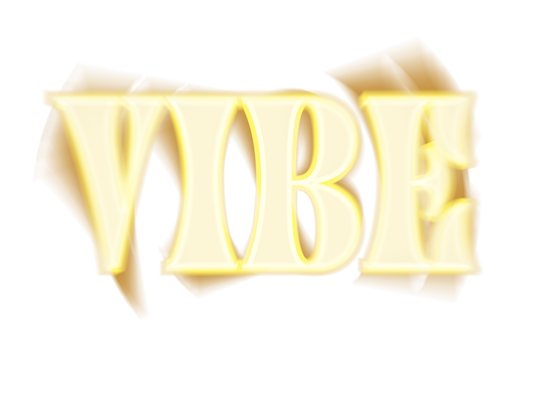 Yellow 'Vibe' Text with Motion Blur Effect on Transparent Background - Download Free Stock Images Pikwizard.com