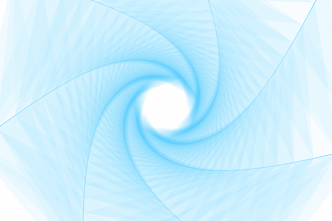 Transparent Blue Whirlpool Vector With Copy Space