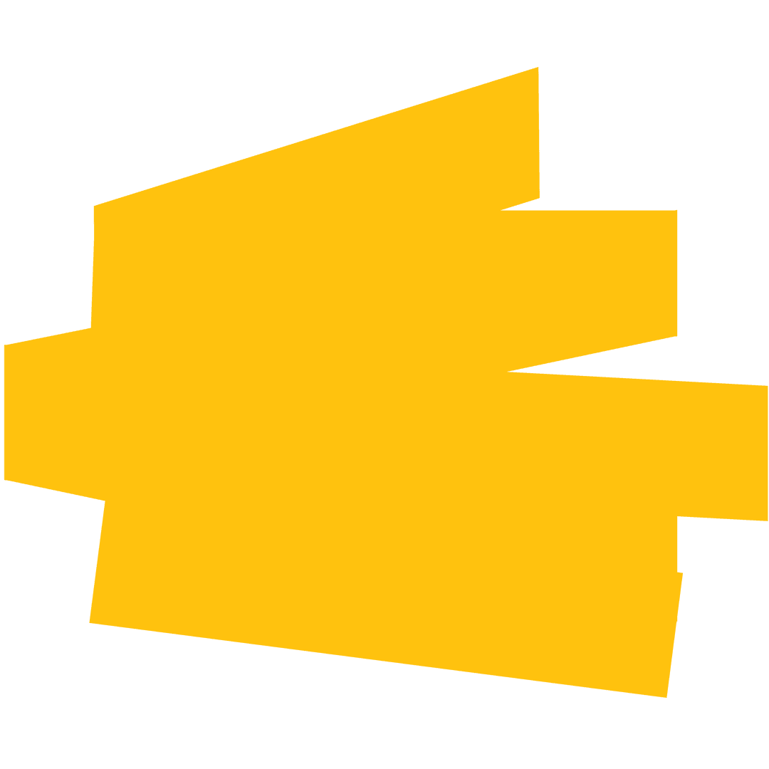 Bright Orange Abstract Pattern on Transparent Background