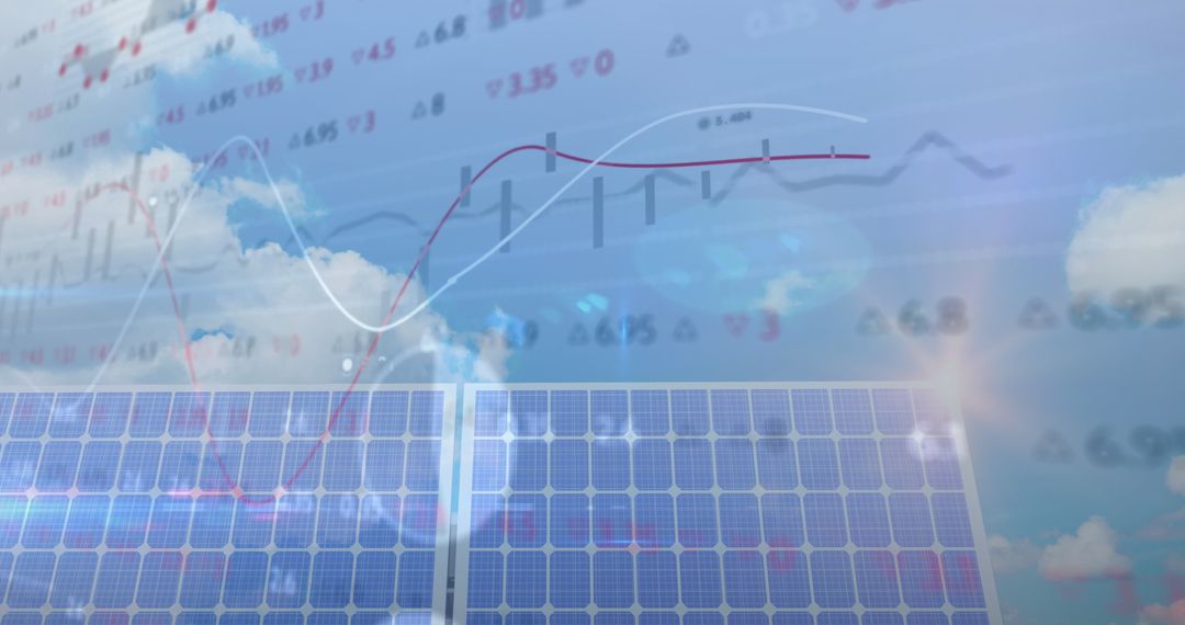 Solar Energy Progress in Global Financial Analysis Concept - Free Images, Stock Photos and Pictures on Pikwizard.com