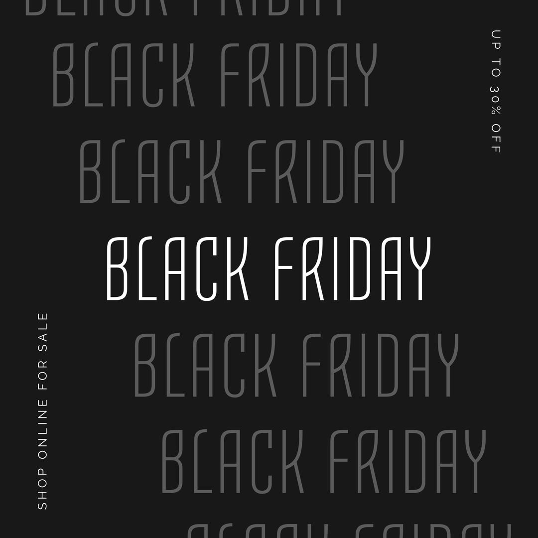 Black Friday Sale Type Texture with Stylish Typography