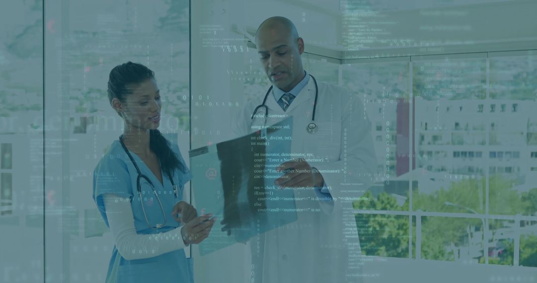 Doctors Experts Analyzing X-ray Results Efficiently