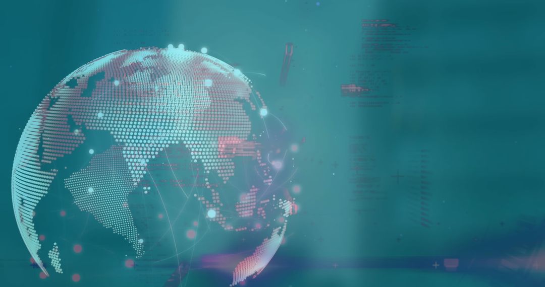 Global Digital Connectivity With World Map and Data Graphics - Free Images, Stock Photos and Pictures on Pikwizard.com