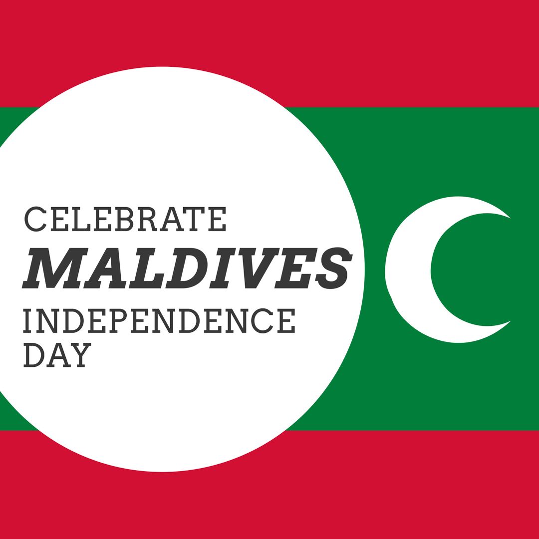 Celebrate Maldives Independence Day With National Flag Background - Download Free Stock Templates Pikwizard.com