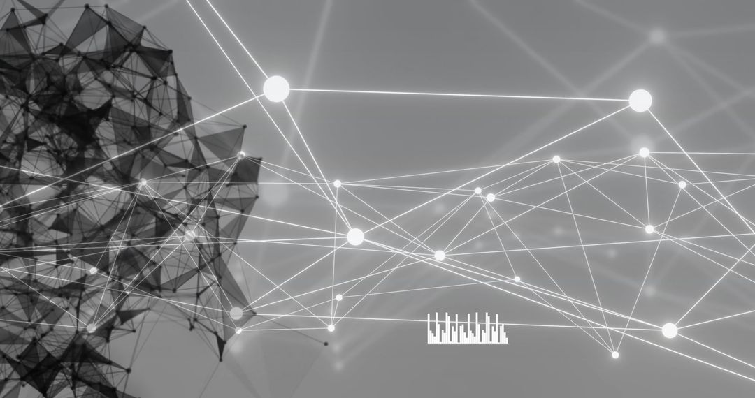 Abstract Network Connections Digital Interface Concept