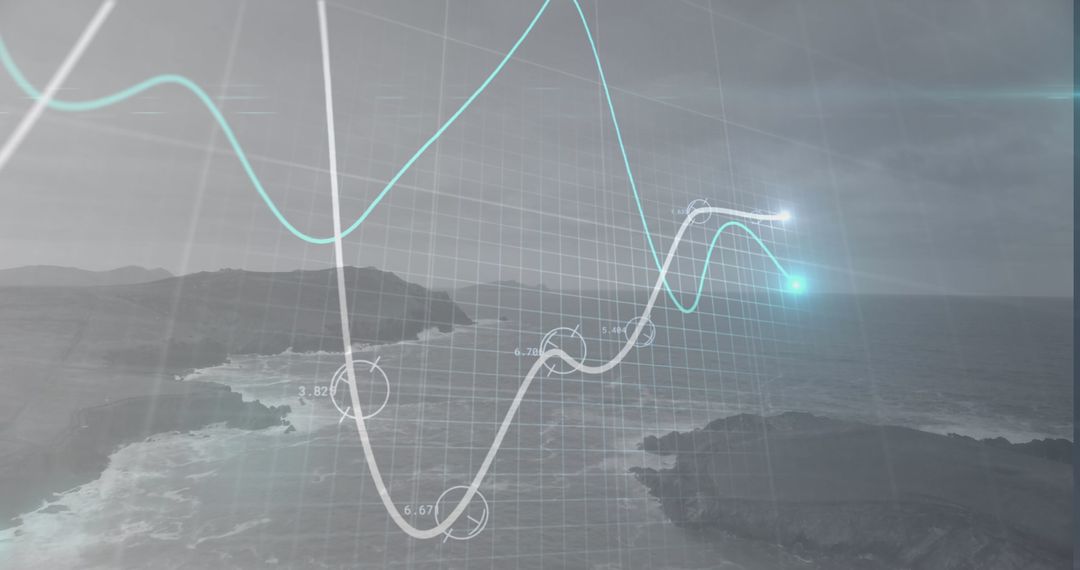 Digital Connection Across Globe Conceptual Visualization