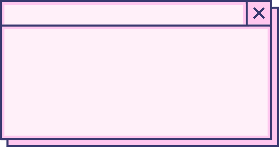Minimalist Pastel Pink Purple Interface Windows Transparent Design