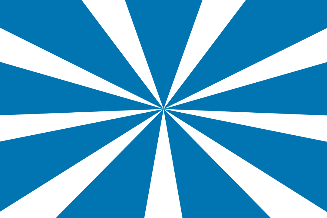 Radiant Blue and White Abstract Lines on Transparent Background