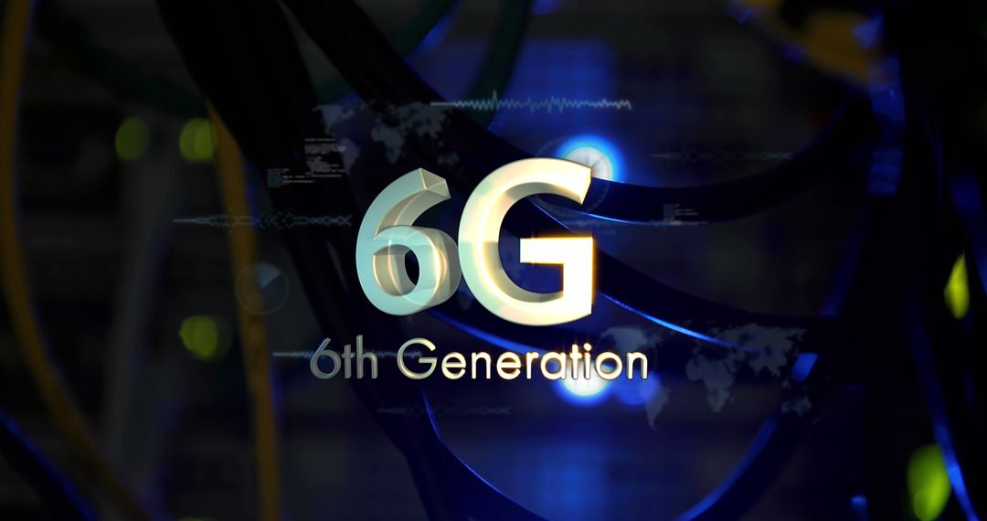 6G Technology and Global Communication Network Concept