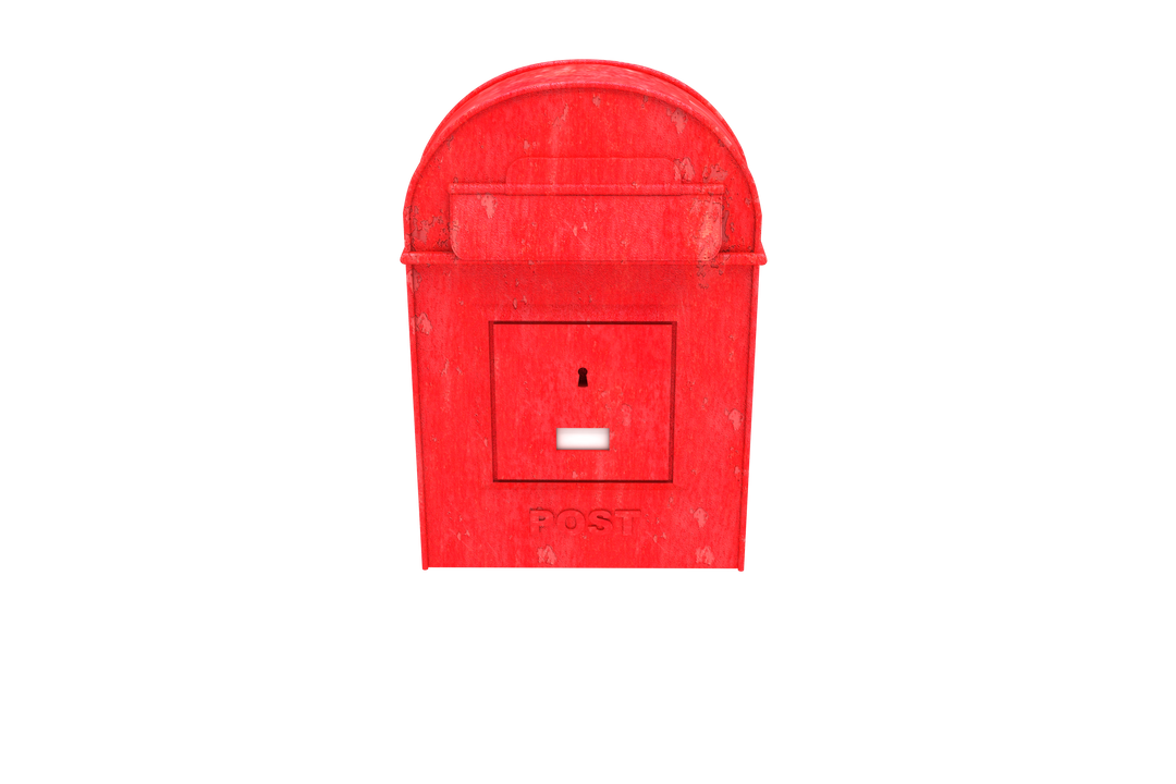 Transparent Red Mailbox Illustration on Transparent Background - Download Free Stock Images Pikwizard.com