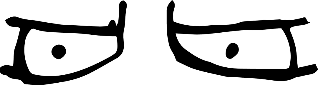 Transparent Texture Illustrating Sad Eyes Emotion