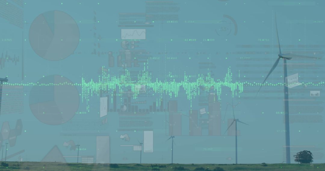 Innovative Digital Data Interface with Renewable Energy Themes