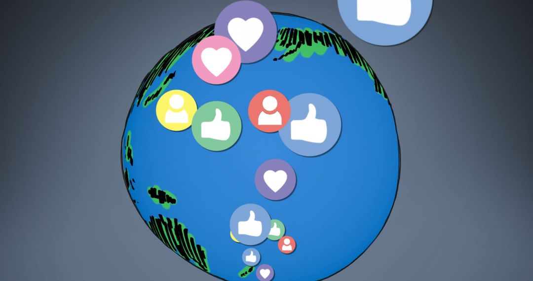 Global Social Media Connectivity with Growing Engagement Visualized