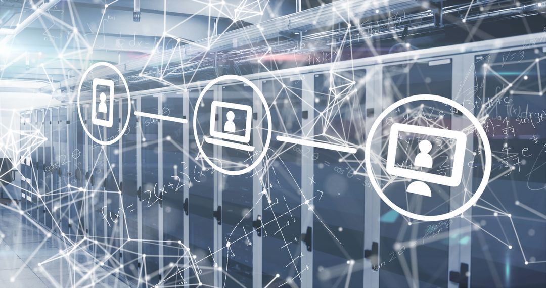 Global Data Network Connections with Digital Overlay