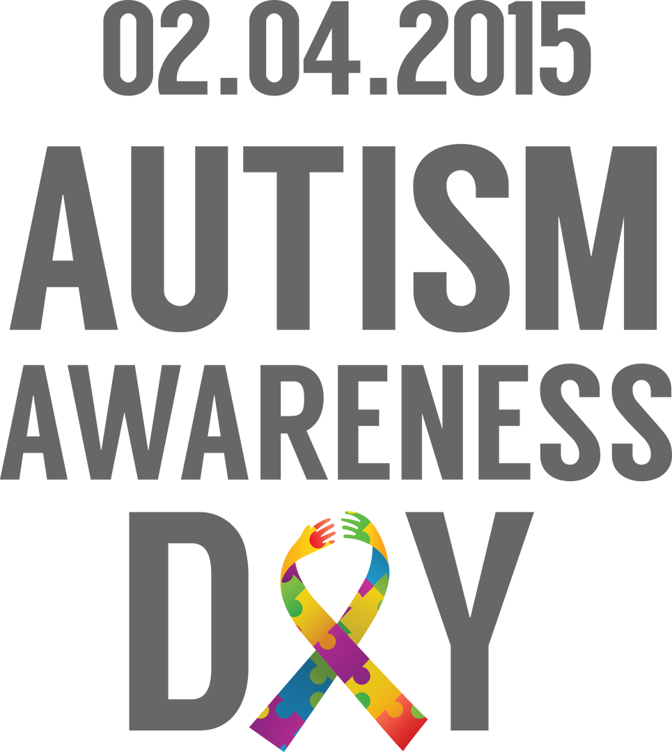 Transparent Autism Awareness Day Vector with Puzzle Ribbon Graphic - Download Free Stock Images Pikwizard.com